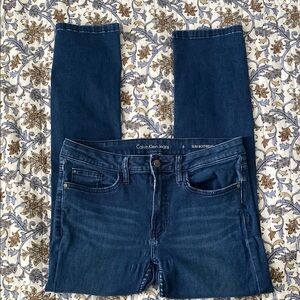 Calvin Klein Blue Slim Boyfriend Jeans